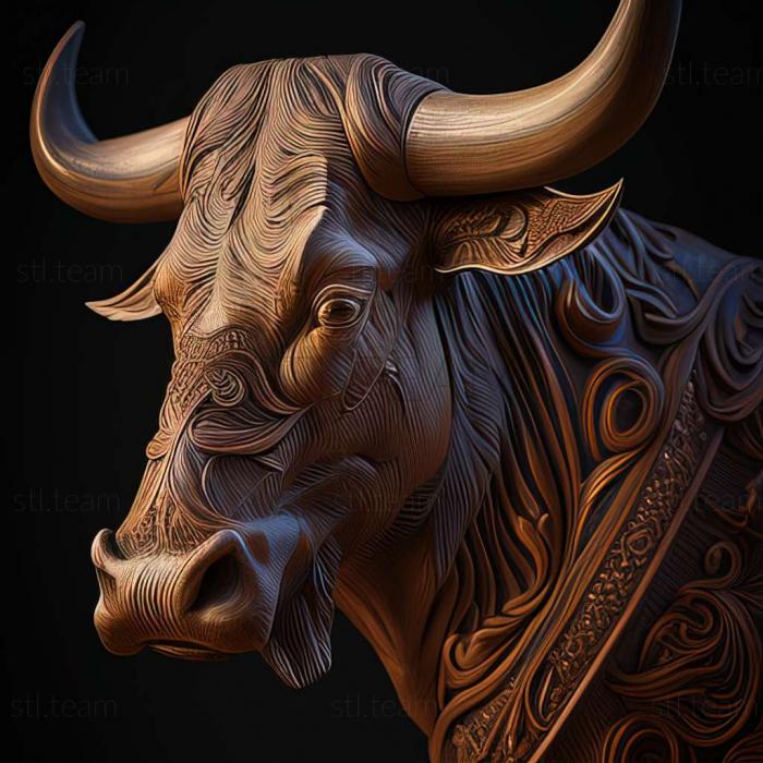 bull 3d model